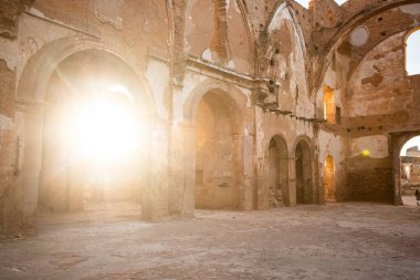 İspanyol İç Savaşı sırasında Belchite hayalet kasabası, Zaragoza