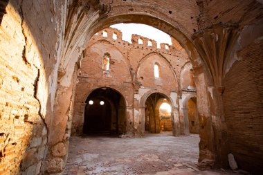 İspanyol İç Savaşı sırasında Belchite hayalet kasabası, Zaragoza