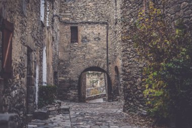 Montanana eski köy Huesca Eyaleti, Aragon İspanya