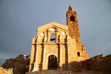 İspanyol İç Savaşı sırasında Belchite hayalet kasabası, Zaragoza