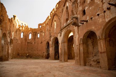 İspanyol İç Savaşı sırasında Belchite hayalet kasabası, Zaragoza