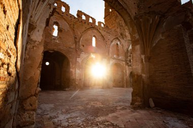 İspanyol İç Savaşı sırasında Belchite hayalet kasabası, Zaragoza