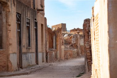 İspanyol İç Savaşı sırasında Belchite hayalet kasabası, Zaragoza