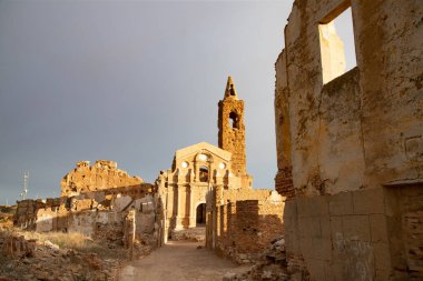 İspanyol İç Savaşı sırasında Belchite hayalet kasabası, Zaragoza