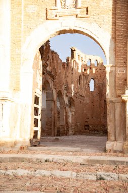 İspanyol İç Savaşı sırasında Belchite hayalet kasabası, Zaragoza