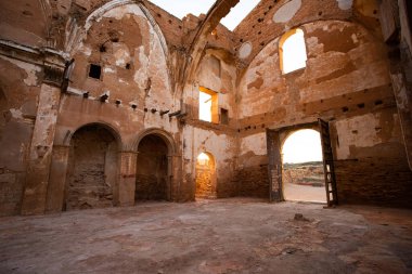 İspanyol İç Savaşı sırasında Belchite hayalet kasabası, Zaragoza