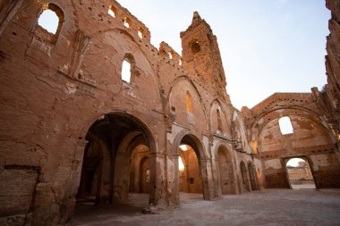 İspanyol İç Savaşı sırasında Belchite hayalet kasabası, Zaragoza