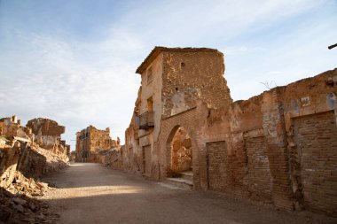 İspanyol İç Savaşı sırasında Belchite hayalet kasabası, Zaragoza
