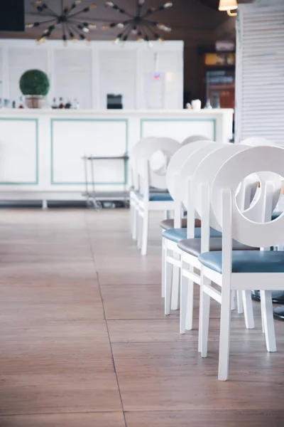 Empty Hall Cozy Modern Restaurant — Stok fotoğraf
