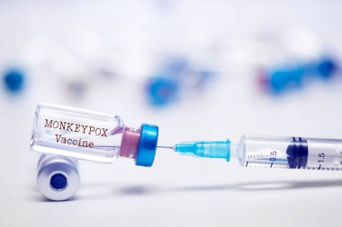 Vial of vaccine for Monkeypox virus