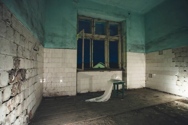 Abandoned Haunted Manor Dark Dirty Grunge Creepy Atmosphere — Fotografia de Stock