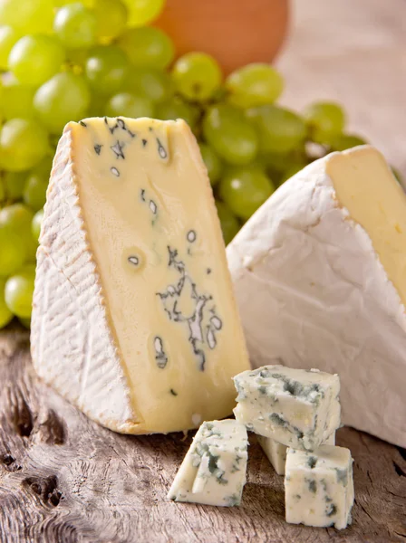 Various types of cheese — Stock Photo, Image