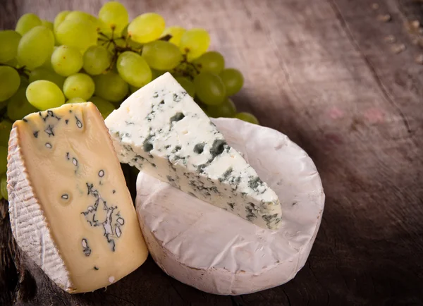 Various types of cheese — Stock Photo, Image