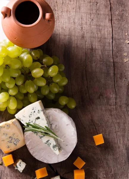Vari tipi di formaggio — Foto Stock