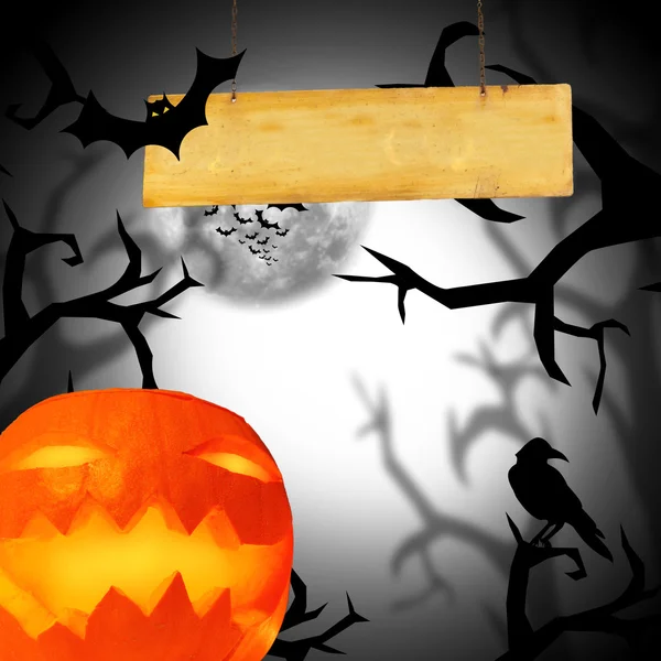 Scary Halloween background — Stock Photo, Image