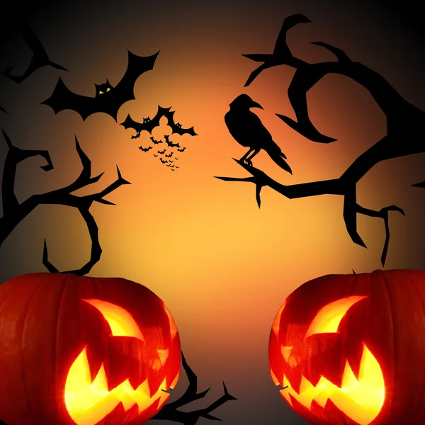 Scary Halloween background — Stock Photo, Image