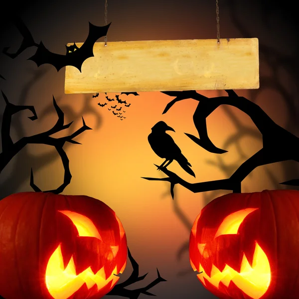 Fond effrayant halloween — Photo