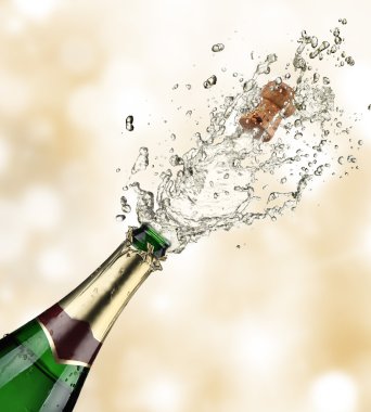 Champagne explosion