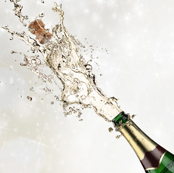 Champagne explosion — Stockfoto