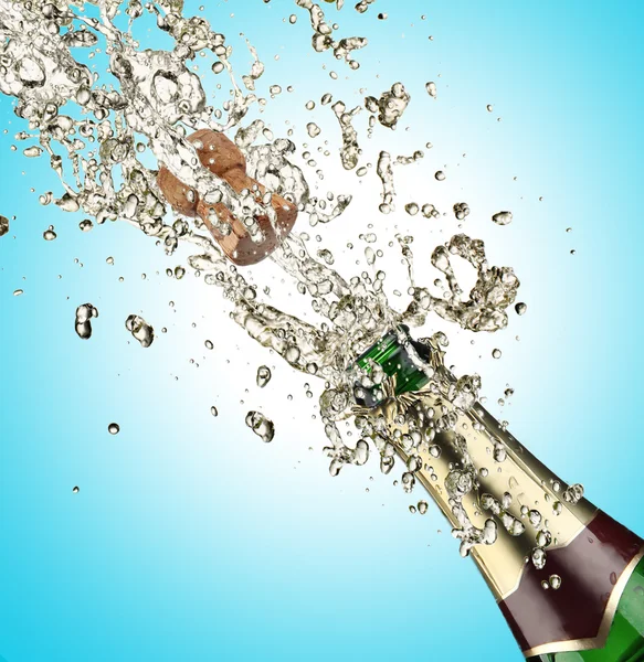 Šampaňské exploze — Stock fotografie