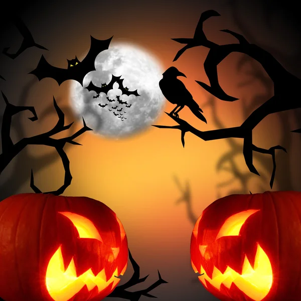 Scary Halloween background — Stock Photo, Image