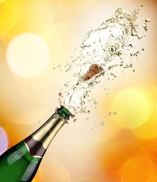 Champagne explosion — Stockfoto