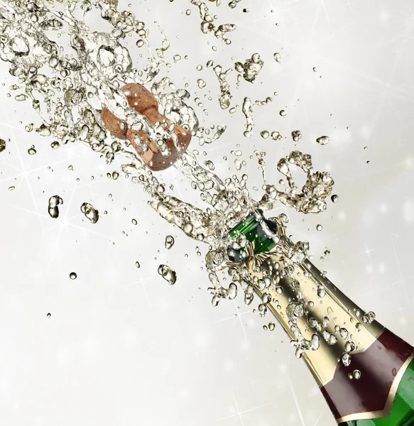 Champagne explosion — Stockfoto