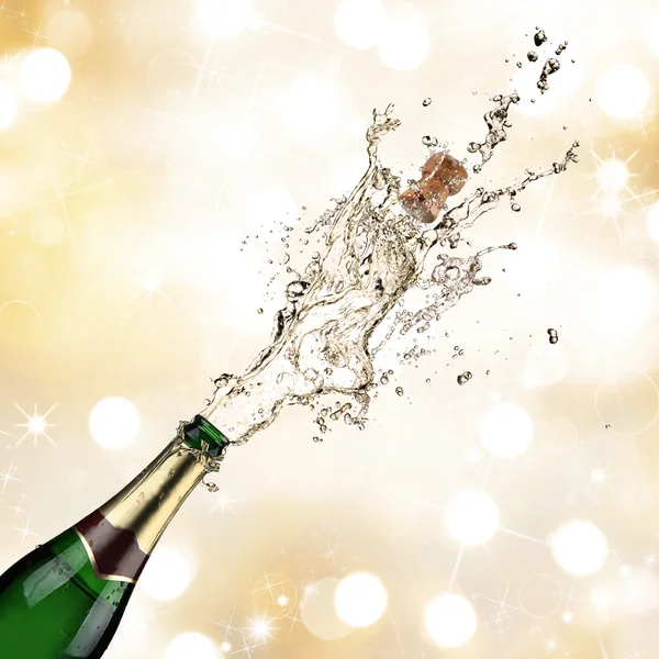 Champagne explosion — Stockfoto