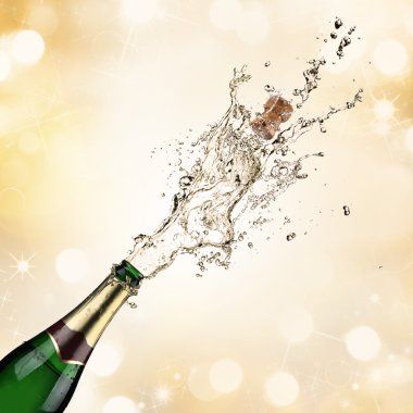 Champagne explosion