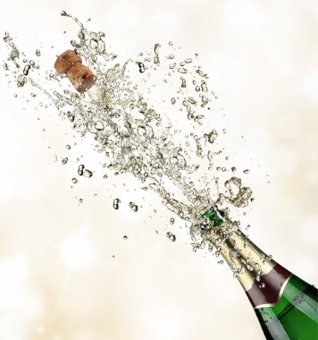 Champagne explosion