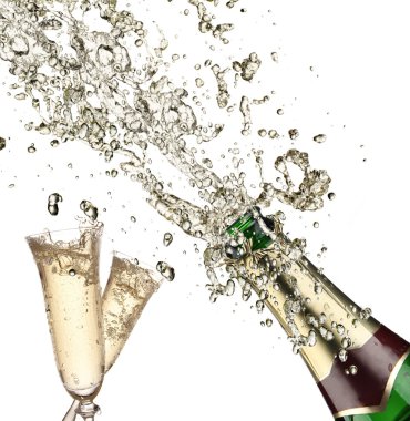 Champagne explosion