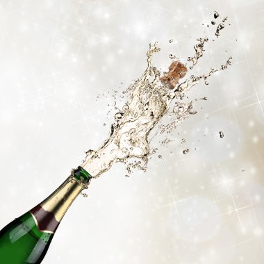 Champagne explosion