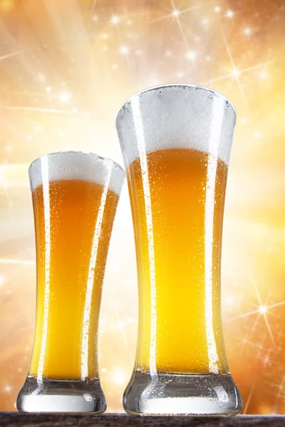 Beer glasses — Stock Photo, Image