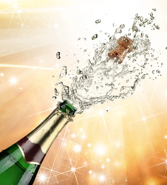 Champagne explosion — Stock Photo, Image