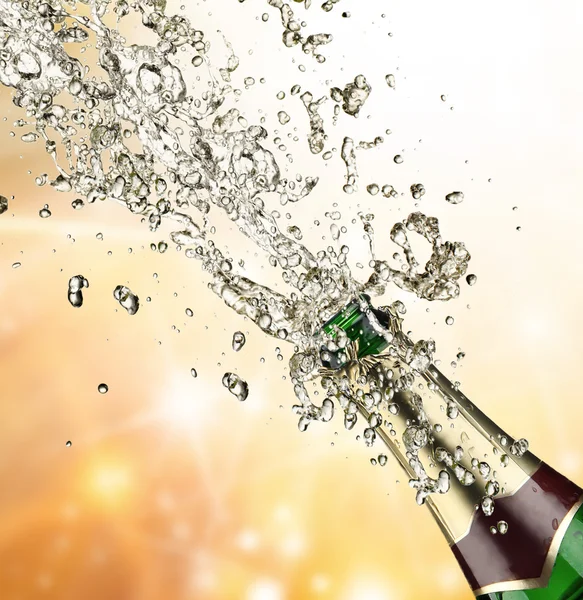 Взрыв шампанского — стоковое фото