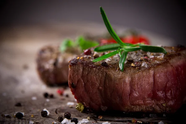 Grilovaný bbq steak — Stock fotografie