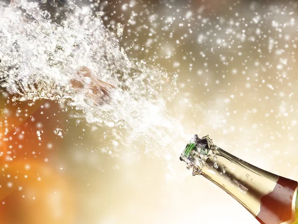 Champagne explosion — Stock Photo, Image