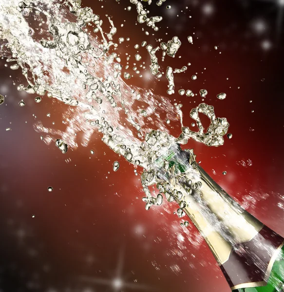 Šampaňské exploze — Stock fotografie