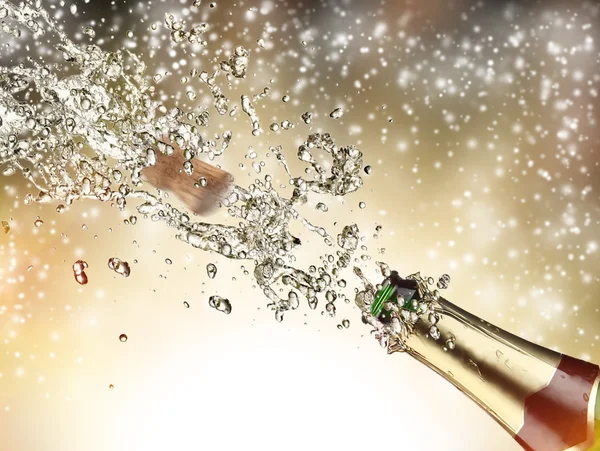 Champagne explosion — Stockfoto