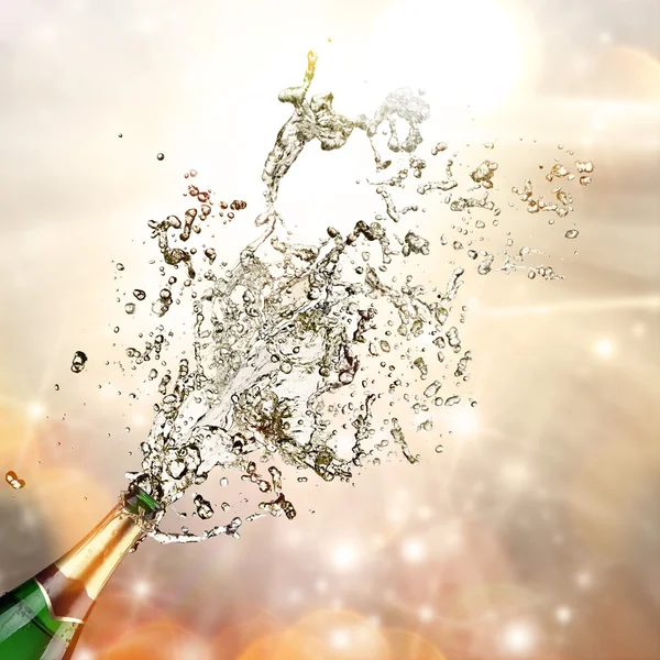 Champagne explosion — Stock Photo, Image