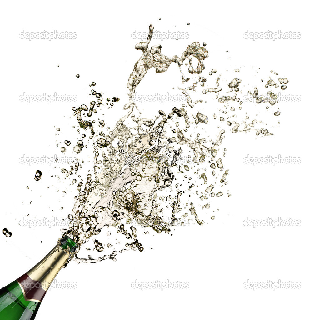 Champagne explosion