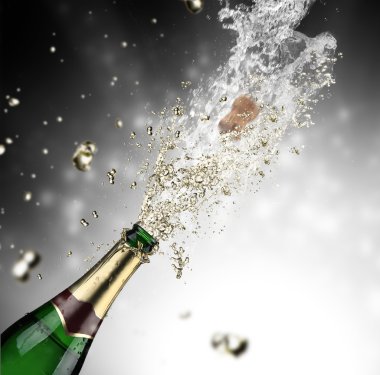 Champagne explosion