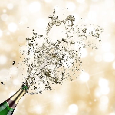 Champagne explosion