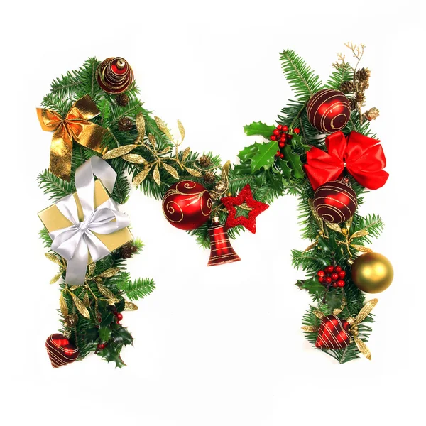 Letra del alfabeto de Navidad —  Fotos de Stock