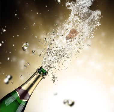 Champagne explosion