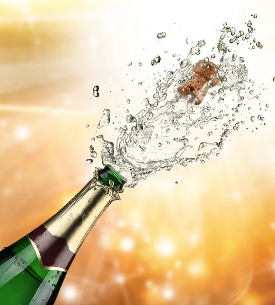 Explosión de champán — Foto de Stock