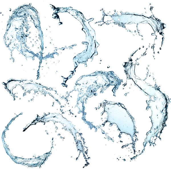 yüksek çözünürlüklü su sıçramalarına koleksiyonu