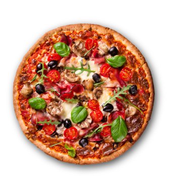 Lezzetli İtalyan pizzası