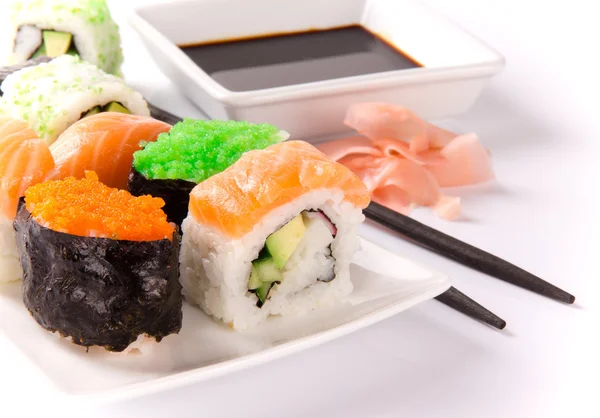Japanese seafood sushi — Stock Photo, Image