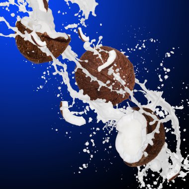 Hindistan cevizi sütü sıçraması ile kırık